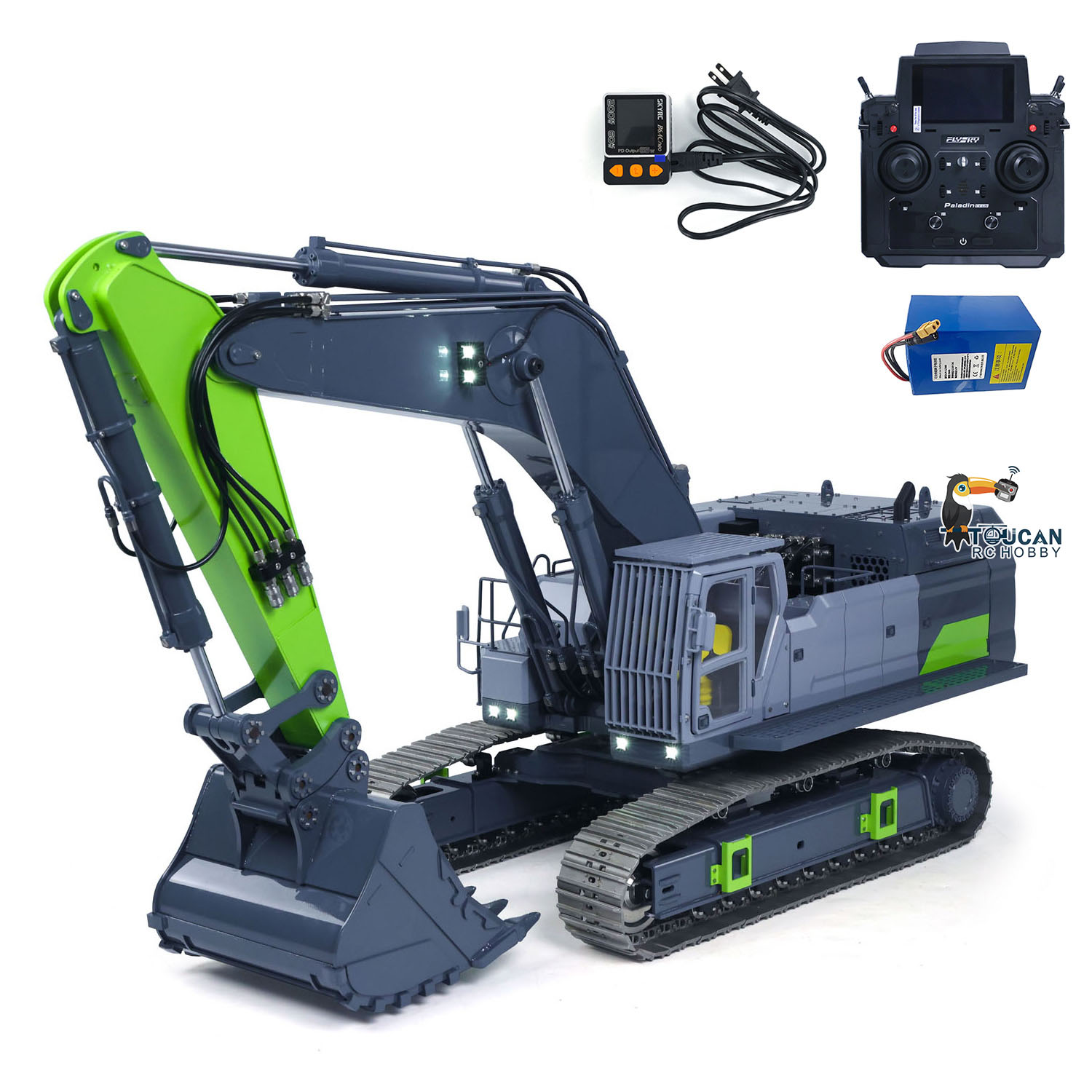 Rc Hobby Direct - 395F 1/12 Remote Control Hydraulic Excavator