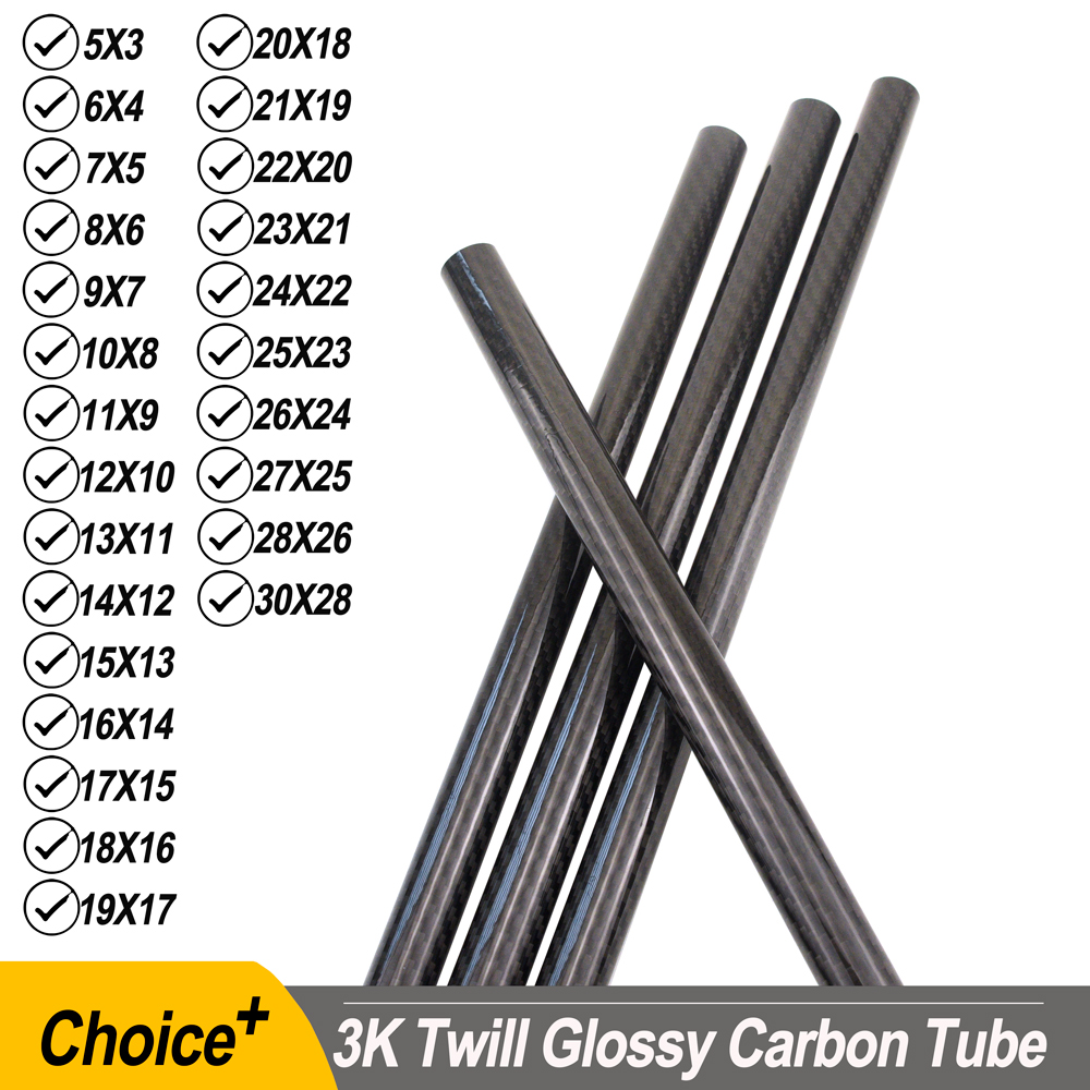 Rc Hobby Youtube - 2Pcs 3k Full Carbon Fiber Tube