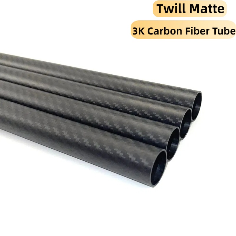 Rc Hobby Youtube - 1Pc Twill Matte Carbon Fiber Tube