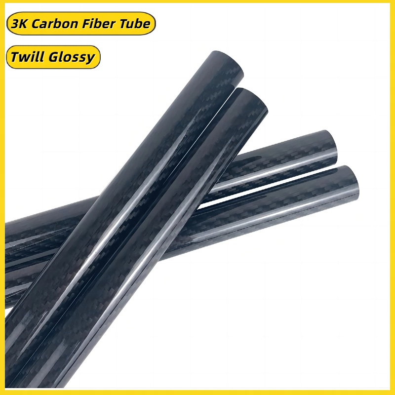 Rc Hobby Youtube - 1Pc Glossy Twill Carbon Fiber Tube