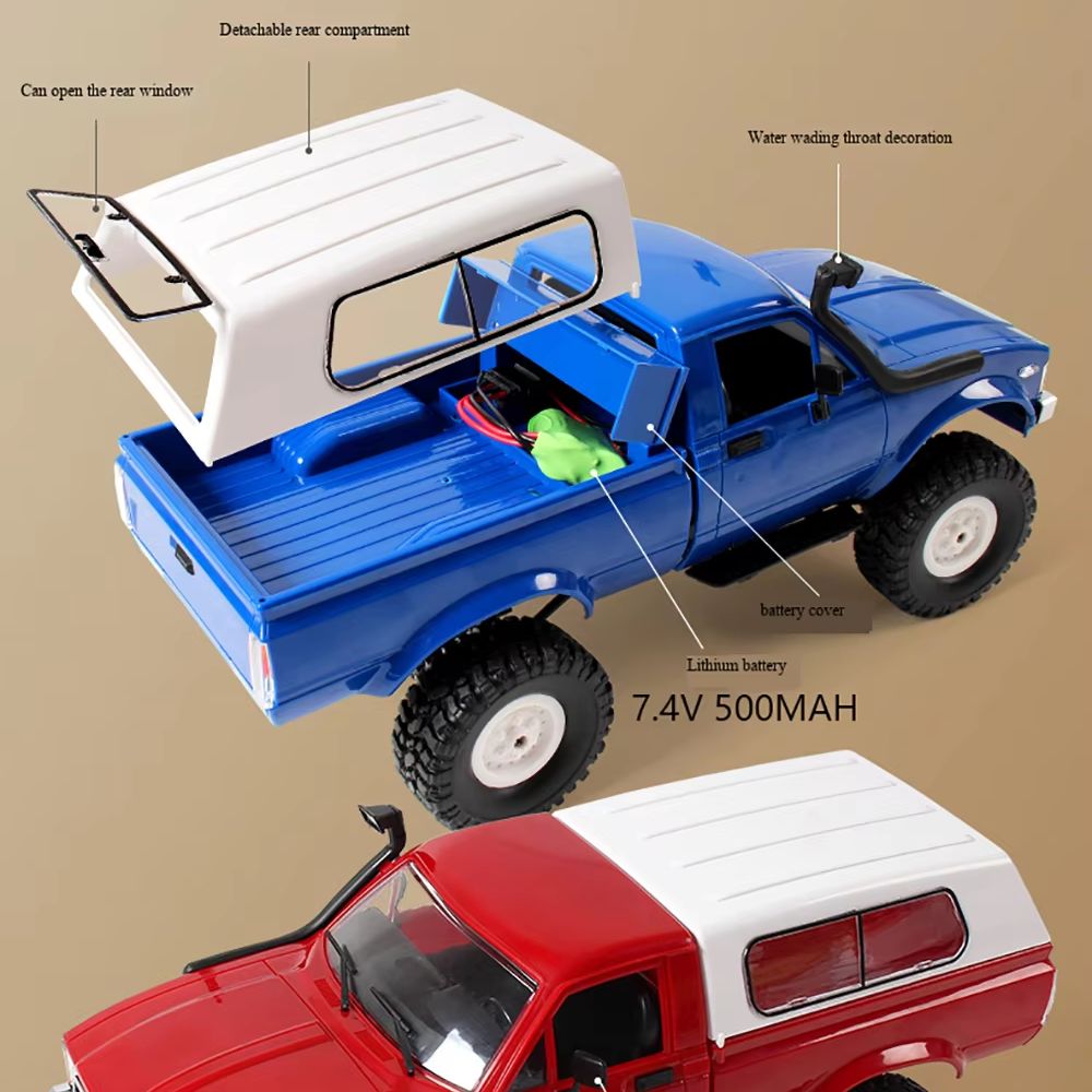 C24 1/16 WPL RC Car 2.4G Remot - đánh giá và giá Rc Hobby France