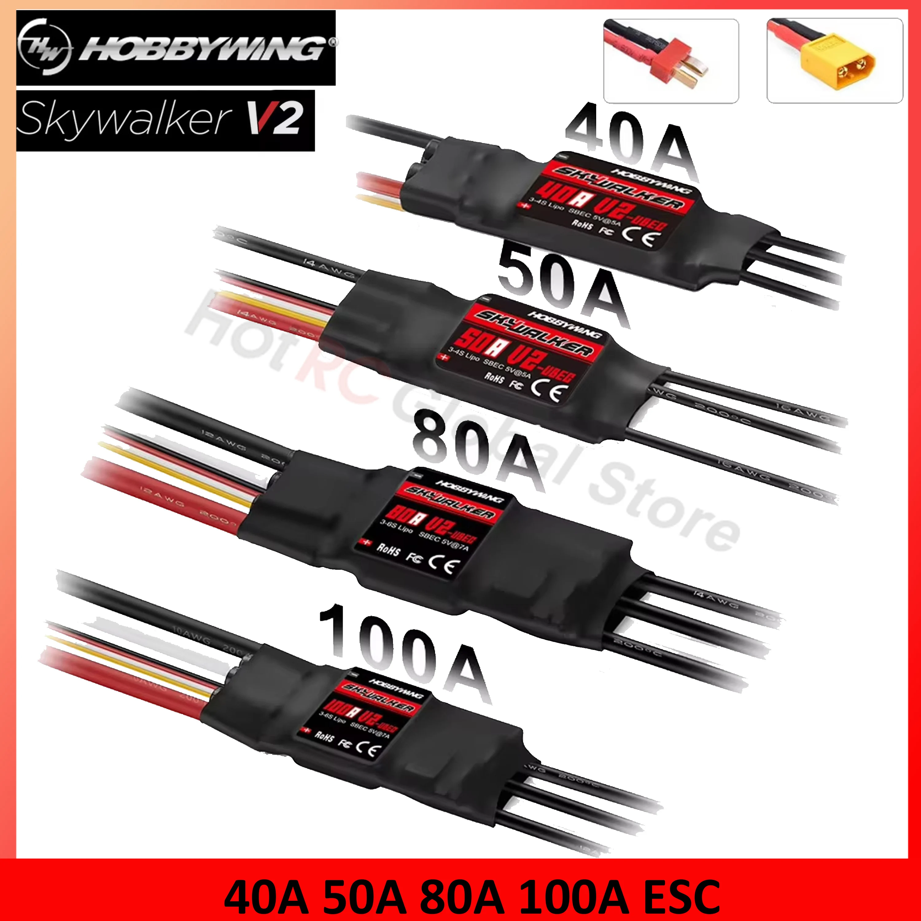 HOBBYWING Skywalker V2 Series  - đánh giá và giá Rc Hobby Wing