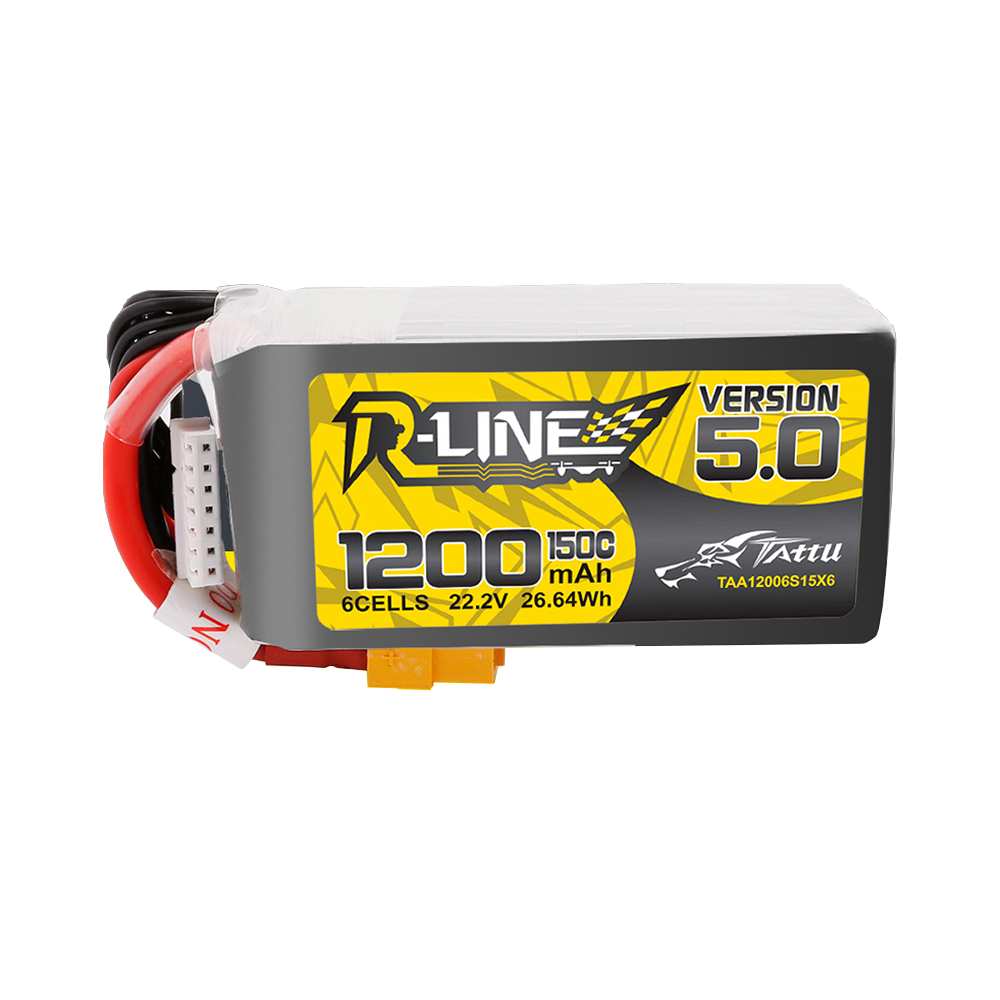 TATTU R-LINE 5.0 22.2V 1200mAh - đánh giá và giá Rc Hobby Line