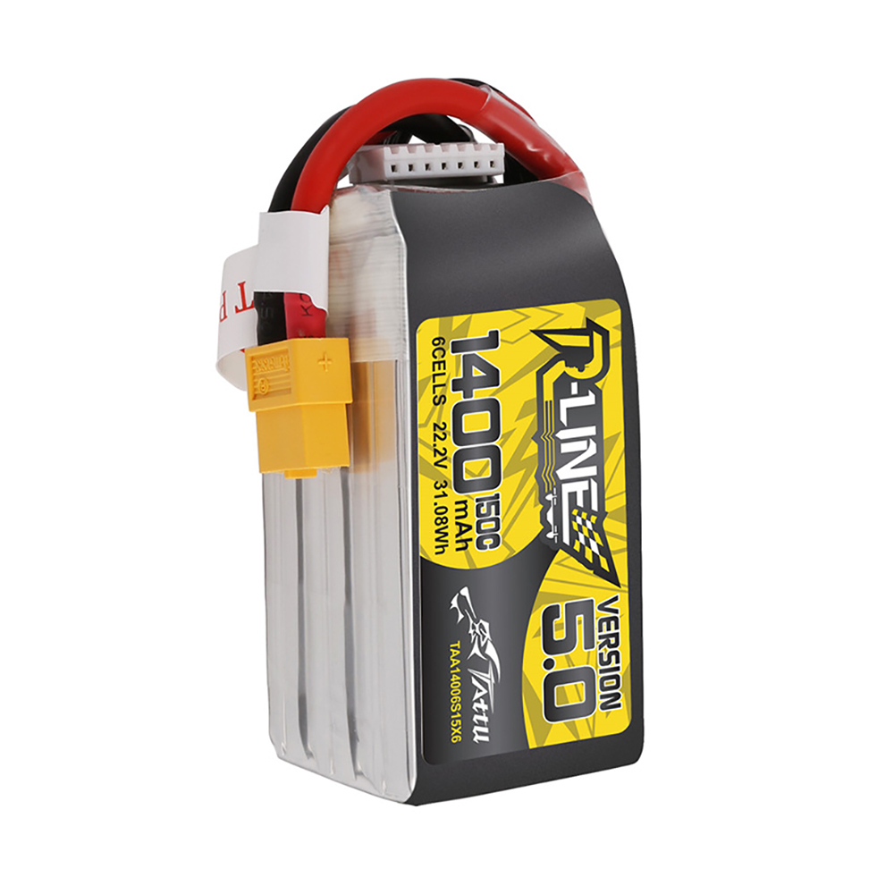 TATTU R-LINE 5.0 22.2V 1200mAh - đánh giá và giá Rc Hobby Line