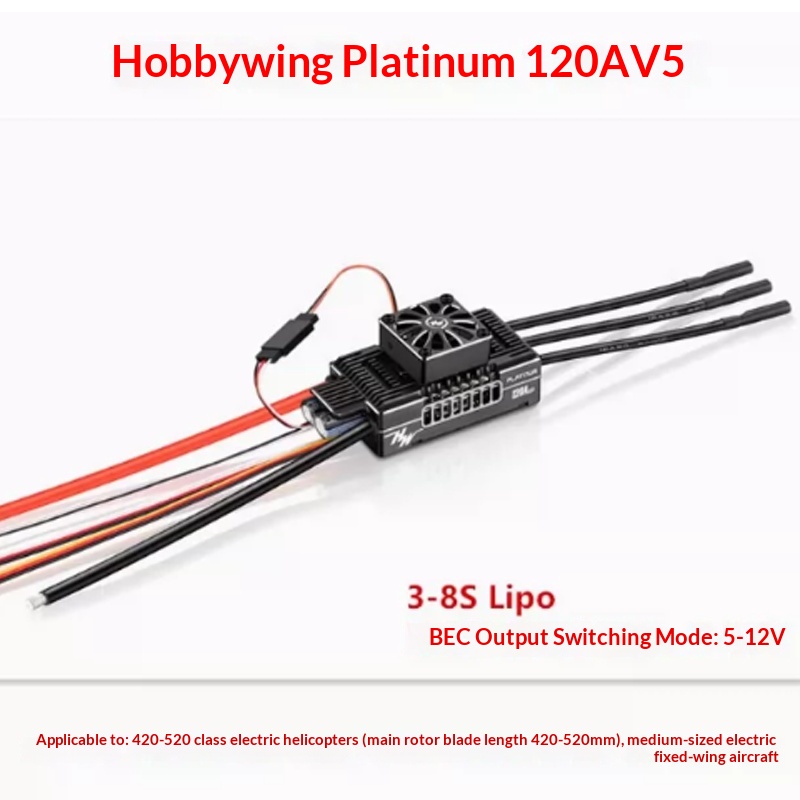 Hobbywing Platinum 80a V5,120a - đánh giá và giá Rc Hobby Wing