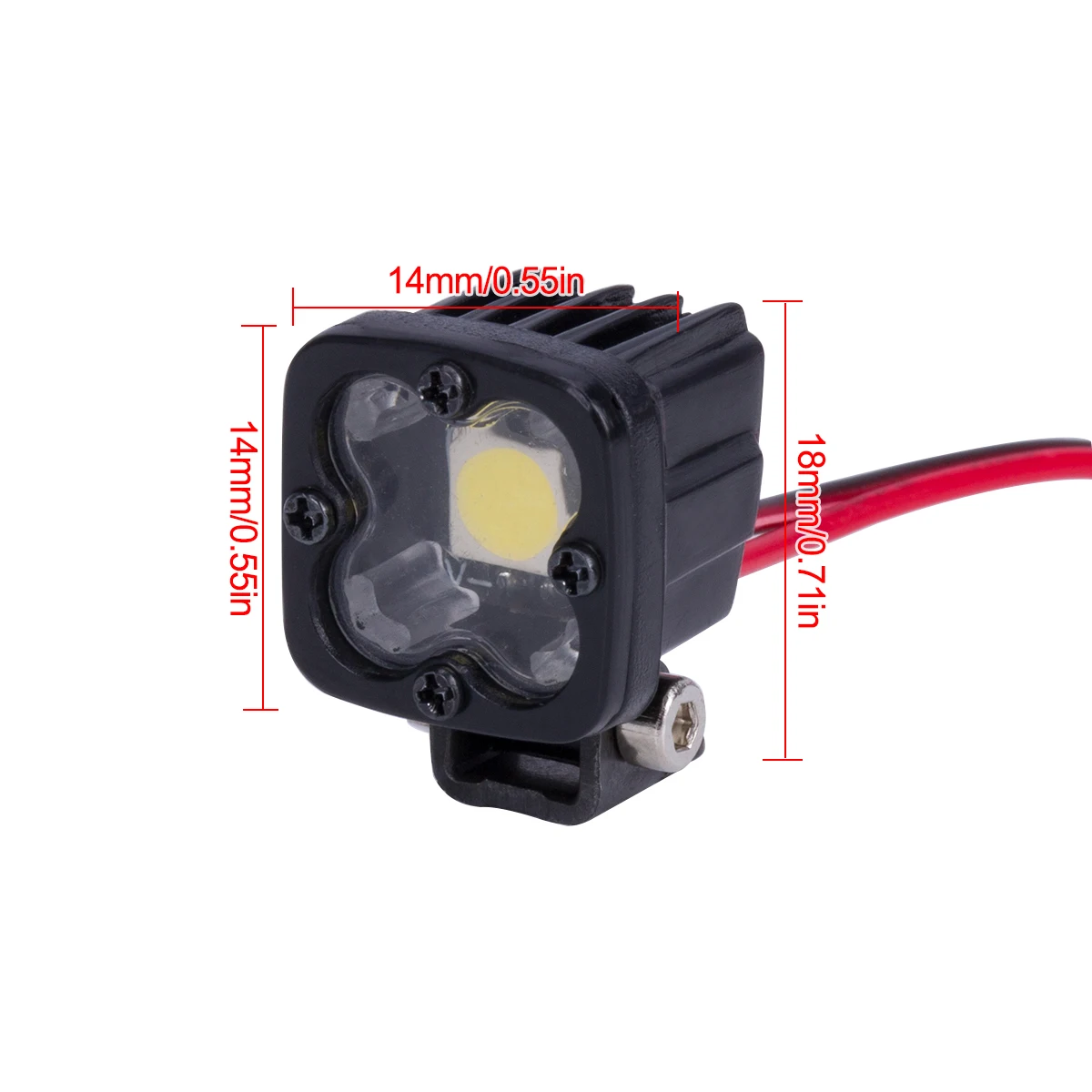 RC Car Square Bright LED Top L - đánh giá và giá Rc Hobby France